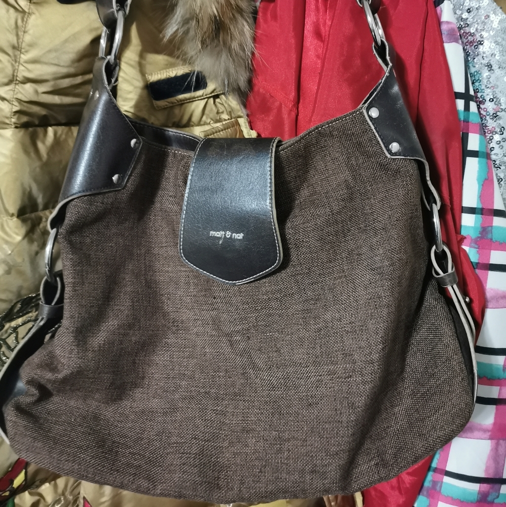 matt&nat brown shoulder bag